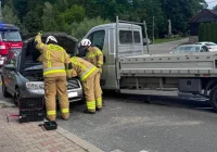 Nie ustąpiła pierwszeństwa. Po zderzeniu trafiła do szpitala - zdjęcie główne