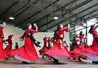 Dziecięce zespoły z Gruzji i Podhala wystąpiły w parku - zdjęcie główne