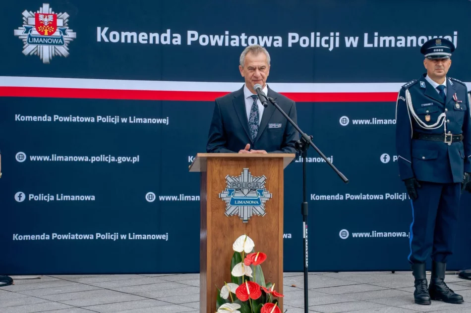 Powiatowe Święto Policji – uroczyste obchody odbyły się na limanowskim rynku - zdjęcie 20