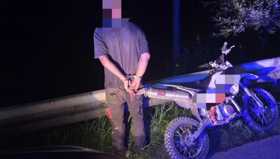 Uciekał przed policją na crossie - miał 2 promile i zakaz - zdjęcie 1