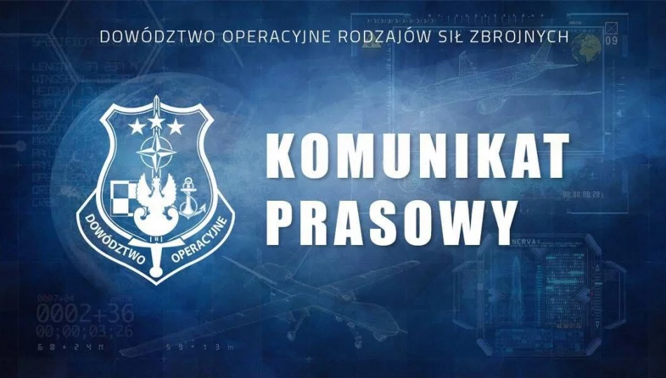 Komunikat prasowy dowództwa - krater na wideo - zdjęcie 1