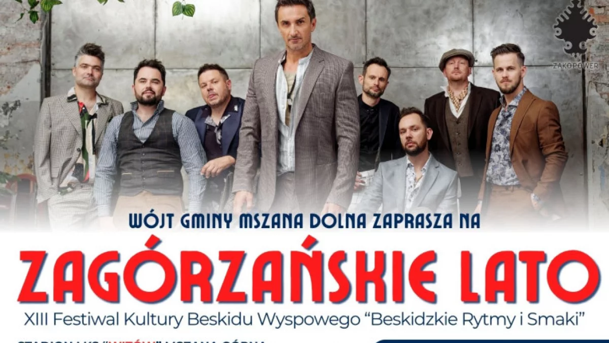 Zakopower i Pogwizdani na Zagórzańskim Lecie Gminy Mszana Dolna