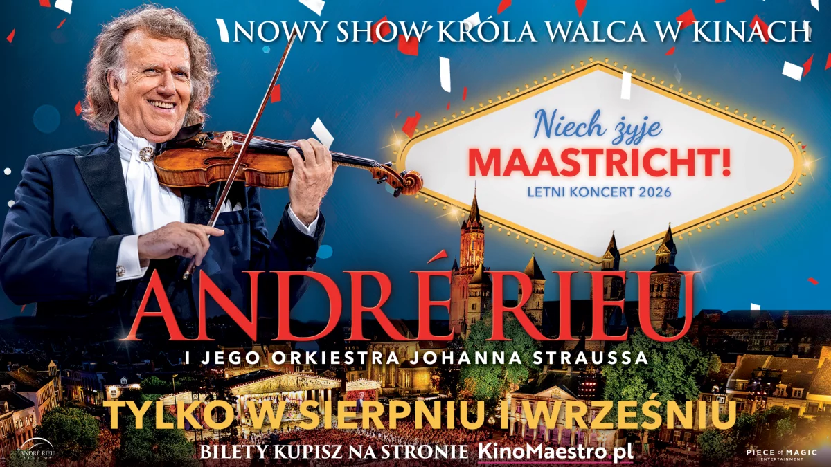 „André Rieu. Niech żyje Maastricht!” - retransmisja letniego koncertu z Maastricht 2026 w kinie Klaps
