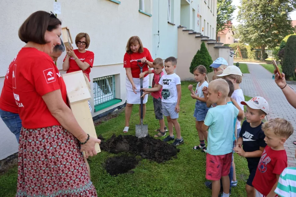 Przedszkolaki i urzędnicy sadzili rośliny - zdjęcie 8