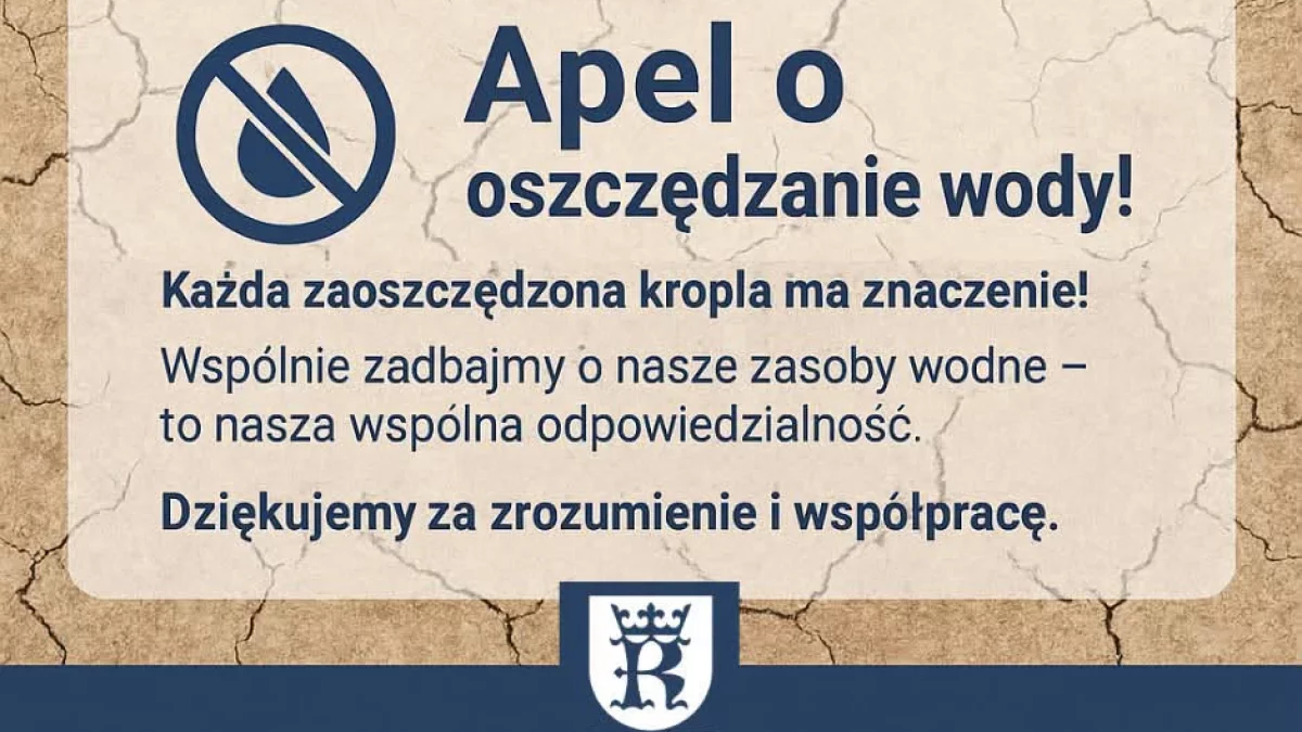 Kolejna gmina z apelem o oszczędzanie wody