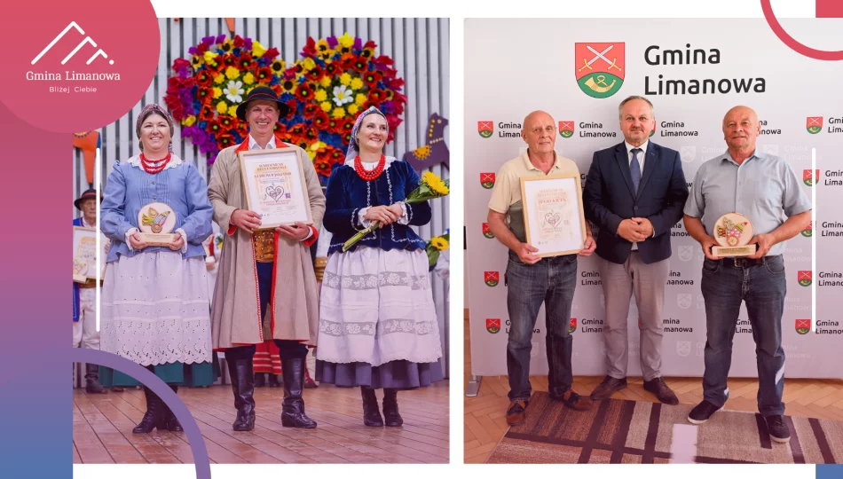 Folklor z Gminy Limanowa doceniony w Żywcu. Sukcesy zespołów i wyróżnienie dla Piotra Pławeckiego - zdjęcie 1