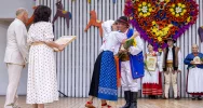 Folklor z Gminy Limanowa doceniony w Żywcu. Sukcesy zespołów i wyróżnienie dla Piotra Pławeckiego - zdjęcie 2