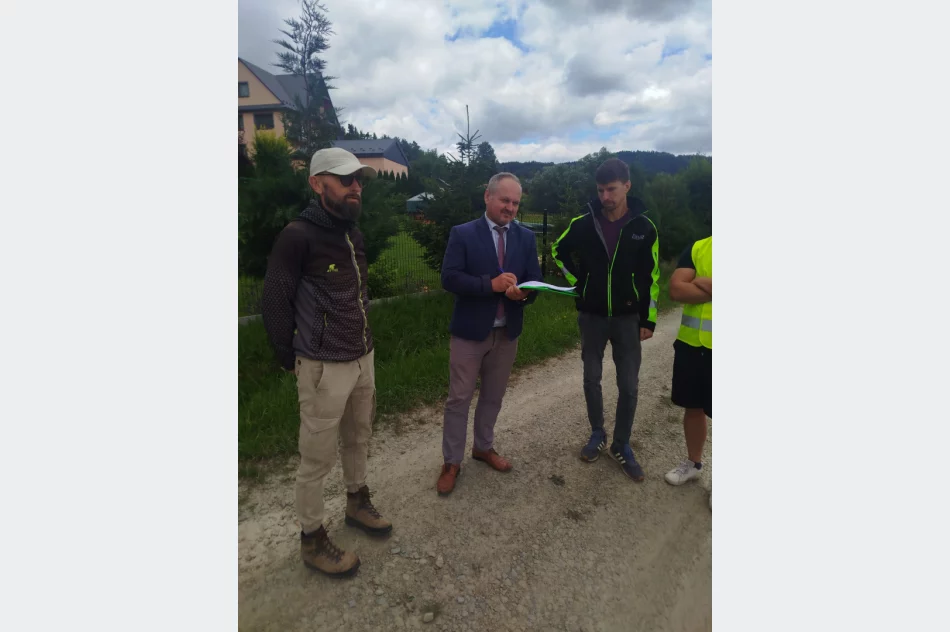Trwają remonty i modernizacje dróg na terenie Gminy Limanowa - zdjęcie 9