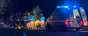 Pijany kierowca uderzył w skrzynkę gazową - zdjęcie główne