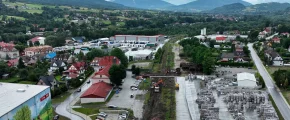 Trwa rozbiórka torów - zmieni się centrum miejscowości - zdjęcie główne