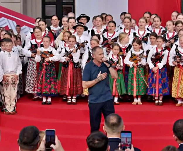 Zespół „Zagórzańska Siła” wystąpił z Eldo u prezydenta (WIDEO) - zdjęcie główne
