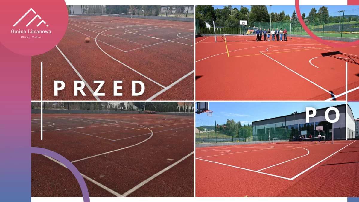 Nowe boisko i plac zabaw przy szkole