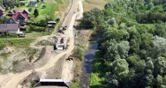 Postępy na budowie nowej linii kolejowej z Rabki do Mszany Dolnej - zdjęcie 3