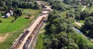 Postępy na budowie nowej linii kolejowej z Rabki do Mszany Dolnej - zdjęcie 4
