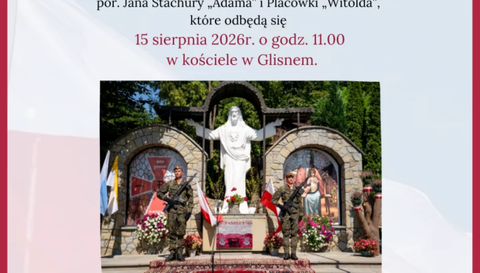 Uroczystości patriotyczne w Glisnem. Pamięci żołnierzy Armii Krajowej - zdjęcie 1