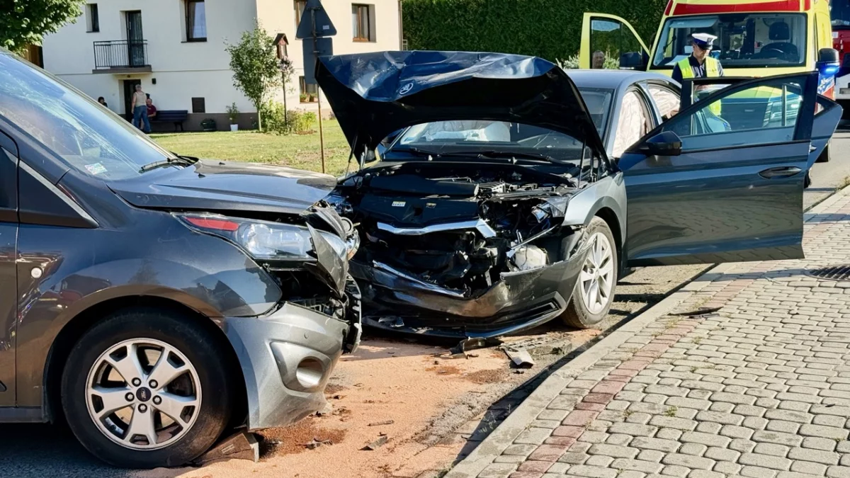 Wypadek w Laskowej: 9 osób poszkodowanych, w tym 5 dzieci