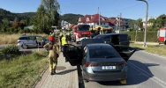 Wypadek w Laskowej: 9 osób poszkodowanych, w tym 5 dzieci - zdjęcie 3