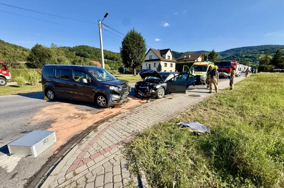 Wypadek w Laskowej: 9 osób poszkodowanych, w tym 5 dzieci - zdjęcie 5