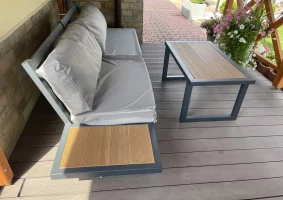 Sofa ogrodowa i stolik LOFT - Zdjęcie główne