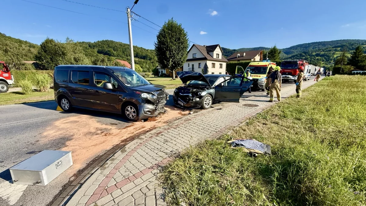 Policja: 42-latek prawdopodobnie zasnął za kierownicą