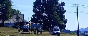 Mężczyzna przejechany przez staczający się ciągnik, lądował śmigłowiec LPR - zdjęcie główne