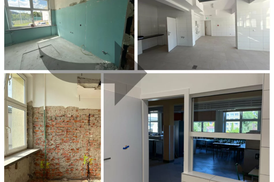 Nowoczesna kuchnia w Zespole Szkolno-Przedszkolnym nr 4 w Limanowej - zdjęcie 5