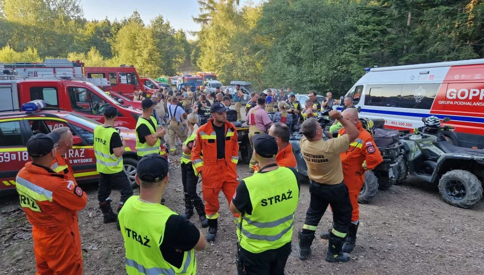 Szczęśliwy finał poszukiwań 76-letniej kobiety. Odnaleziono ją między Cichoniem a Tokoniem - zdjęcie 1