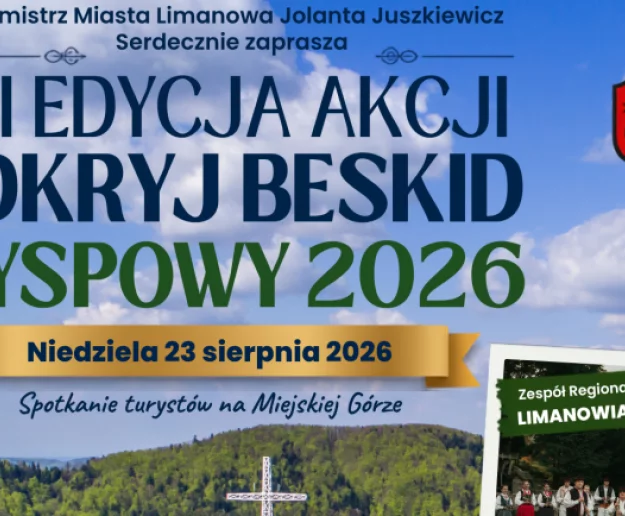  Wyjście turystów na Miejską Górę w ramach akcji „Odkryj Beskid Wyspowy 2026” - Zdjęcie główne