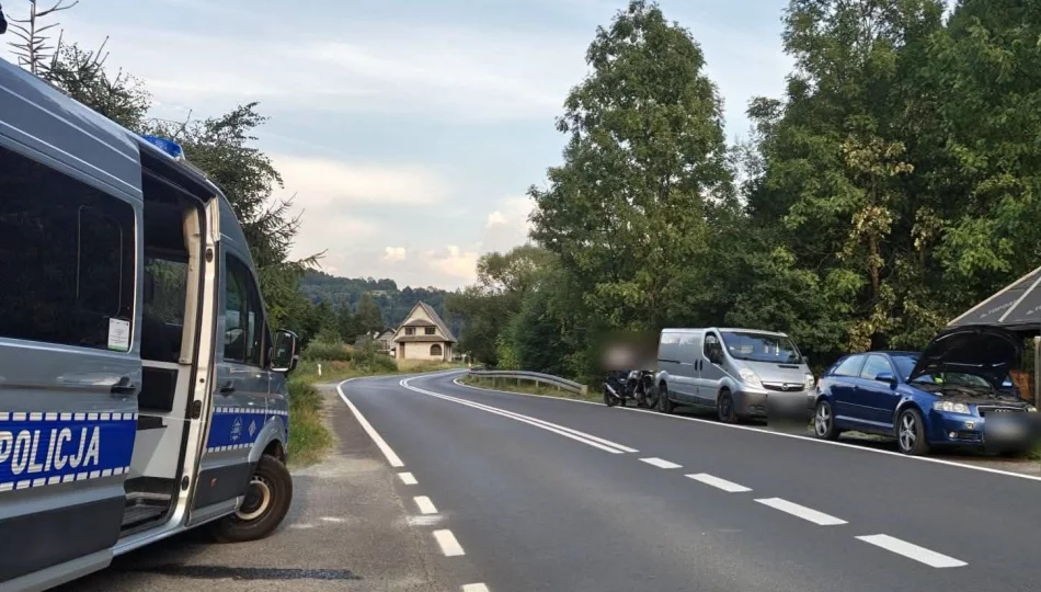 Motocyklista w szpitalu - zdjęcie 1