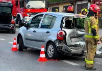 Po zderzeniu aut dziecko trafiło do szpitala - zdjęcie główne