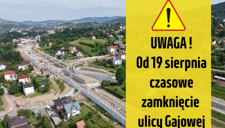 Od 19 sierpnia czasowo zamknięta ulica Gajowa - zdjęcie 1