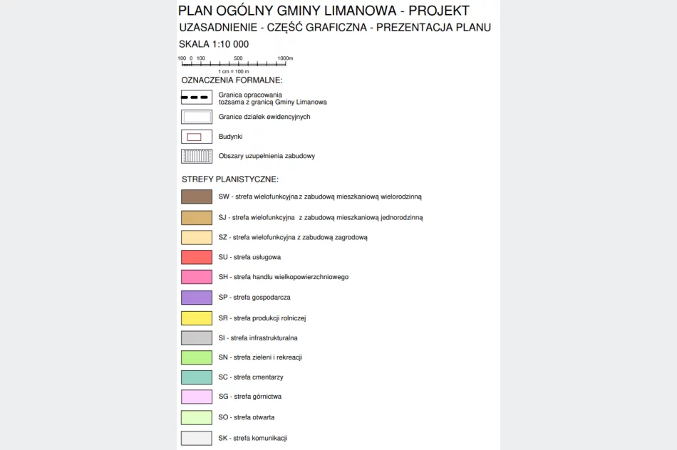 Plan ogólny Gminy Limanowa – ruszają spotkania dotyczące projektu planu - zdjęcie 3
