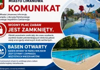 Komunikat dotyczący zamknięcia wodnego placu zabaw  - zdjęcie główne