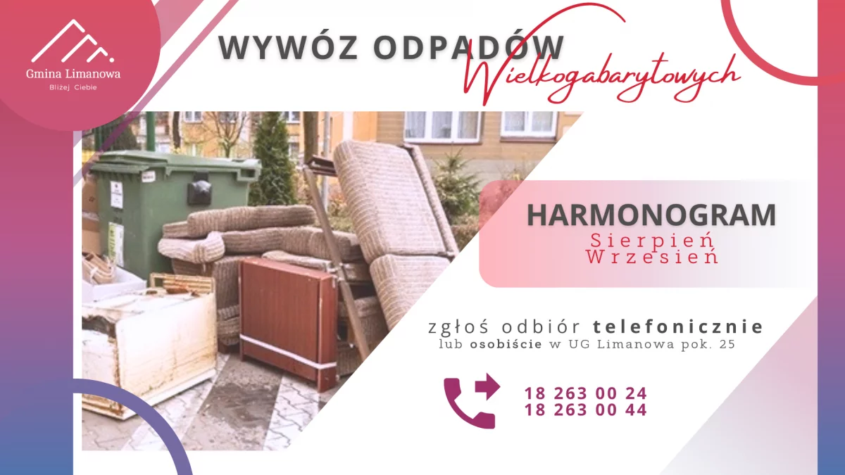 Drugie terminy wywozu odpadów wielkogabarytowych w 2026 roku