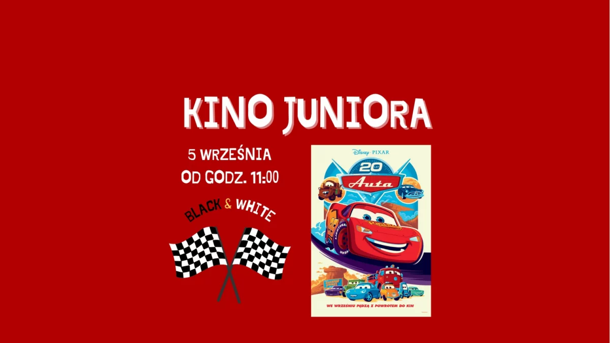 "Auta" we wrześniowym Kinie Juniora!