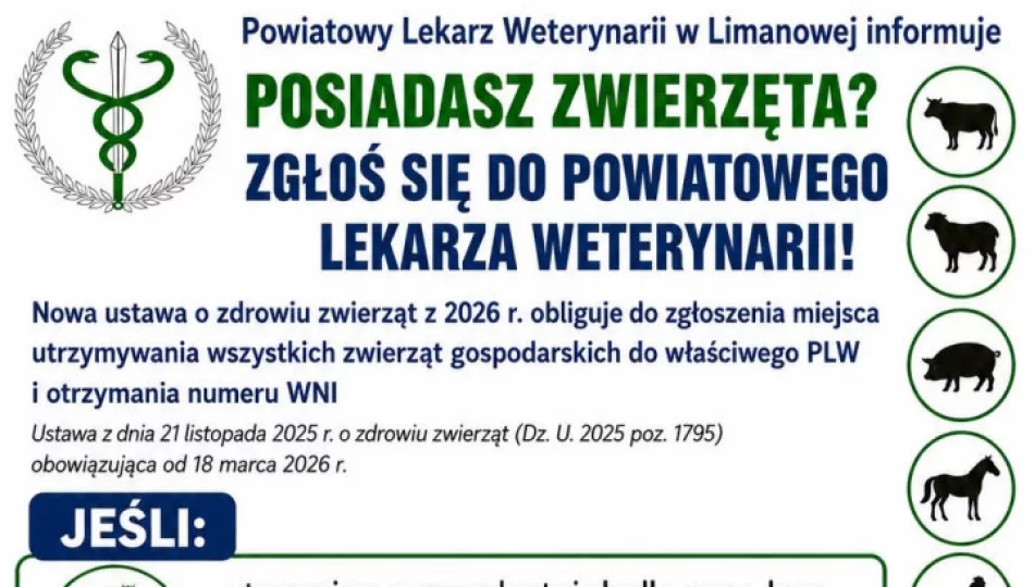 Obowiązek rejestracji podmiotów utrzymujących zwierzęta - zdjęcie 1