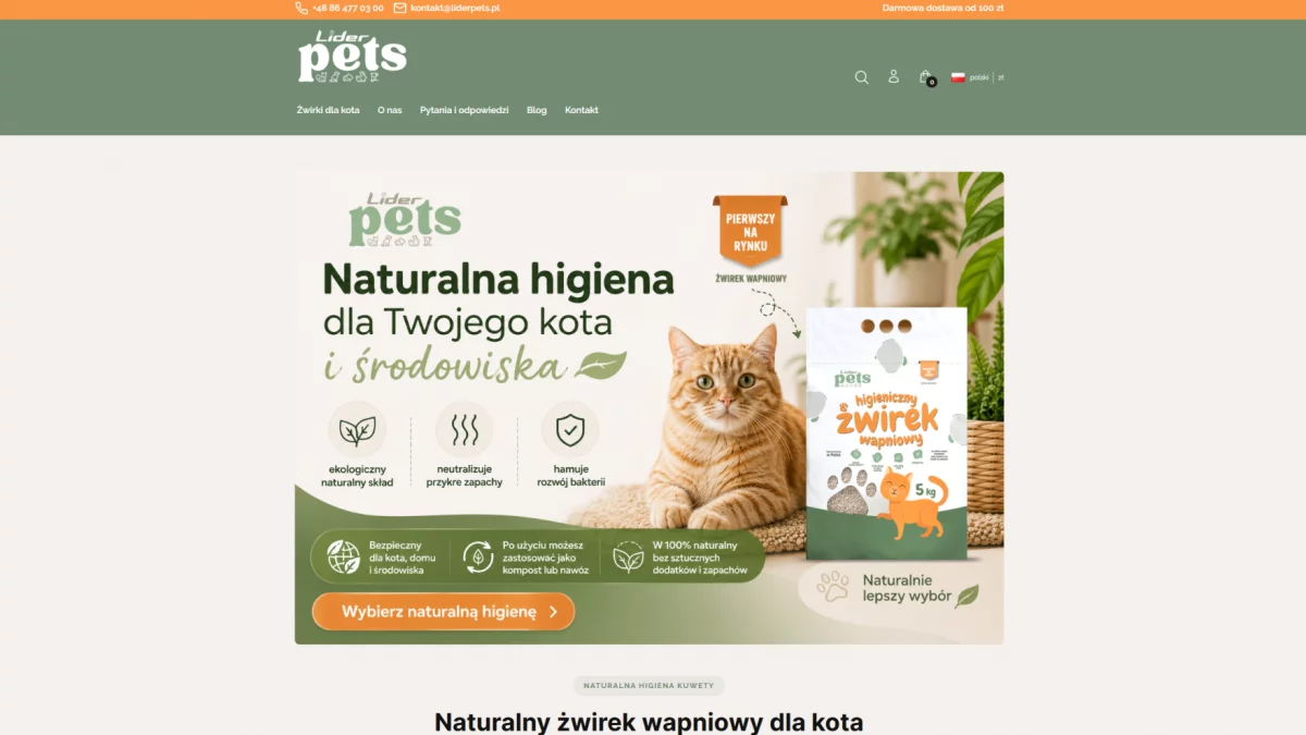 Kiedy wapniowy żwirek zbrylający jest lepszym wyborem niż bentonitowy lub roślinny?