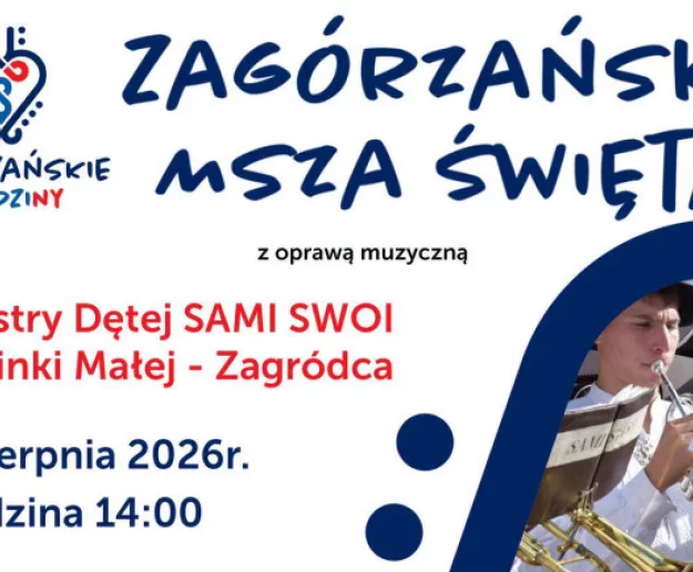 Zagórzańska Msza św. w Kasinie Wielkiej. Będzie też koncert i kiermasz lokalnych produktów - Zdjęcie główne