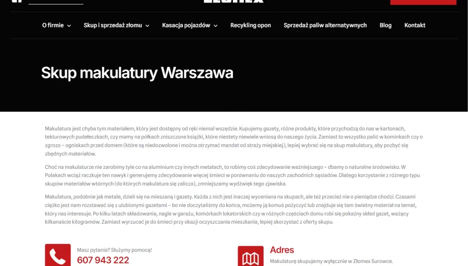 Recykling papieru - co dzieje się z makulaturą odebraną w Warszawie? - zdjęcie 1