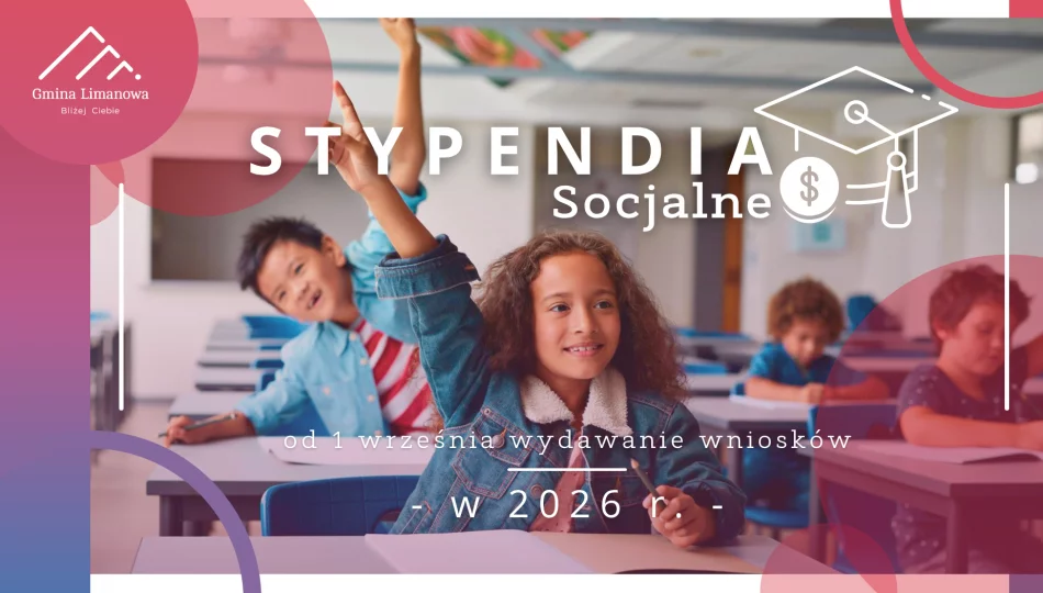 STYPENDIA SOCJALNE – od 1 września wydawanie wniosków - zdjęcie 1