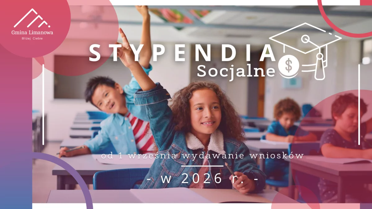STYPENDIA SOCJALNE – od 1 września wydawanie wniosków