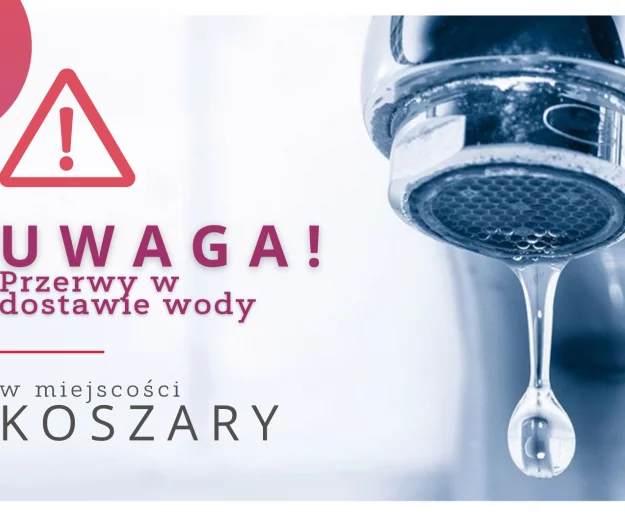 Przerwy w dostawie wody w miejscowości Koszary - 27.08 - Zdjęcie główne