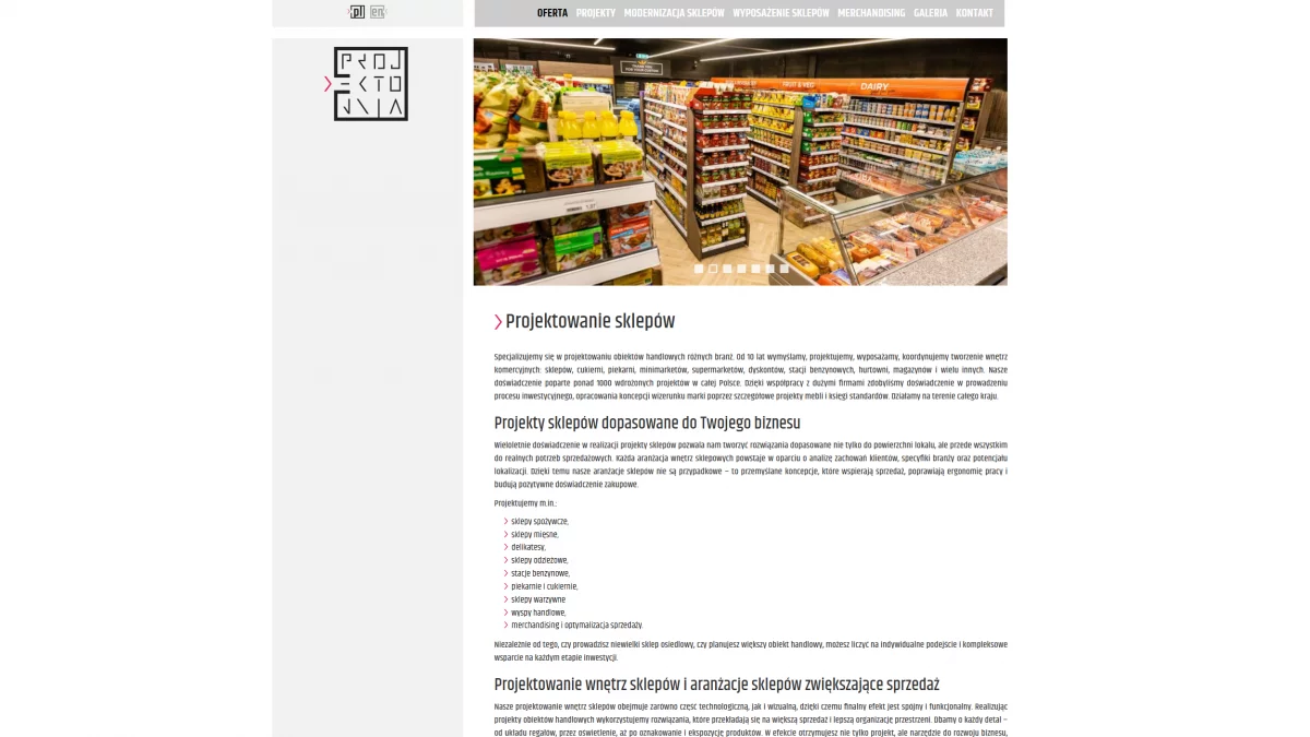 Funkcjonalne aranżacje sklepowe - projekty-sklepow.pl