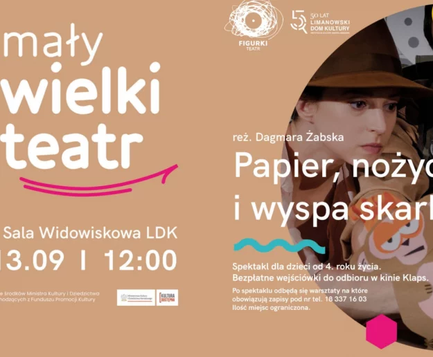 „Papier, nożyce i wyspa skarbów” – niezwykła teatralna przygoda dla najmłodszych - Zdjęcie główne