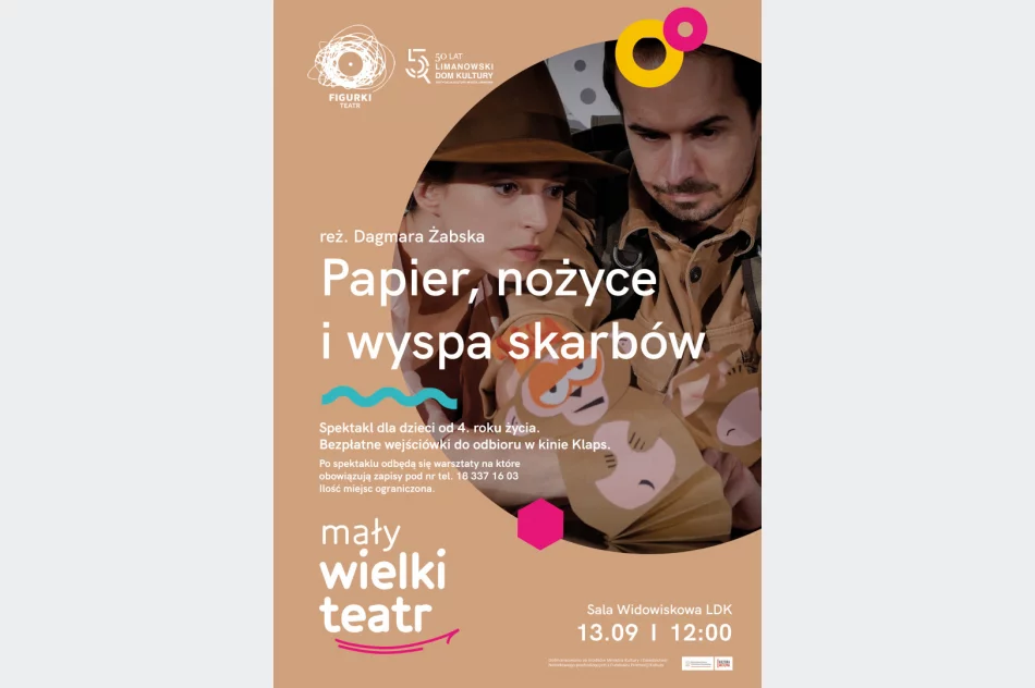 „Papier, nożyce i wyspa skarbów” – niezwykła teatralna przygoda dla najmłodszych - zdjęcie 2