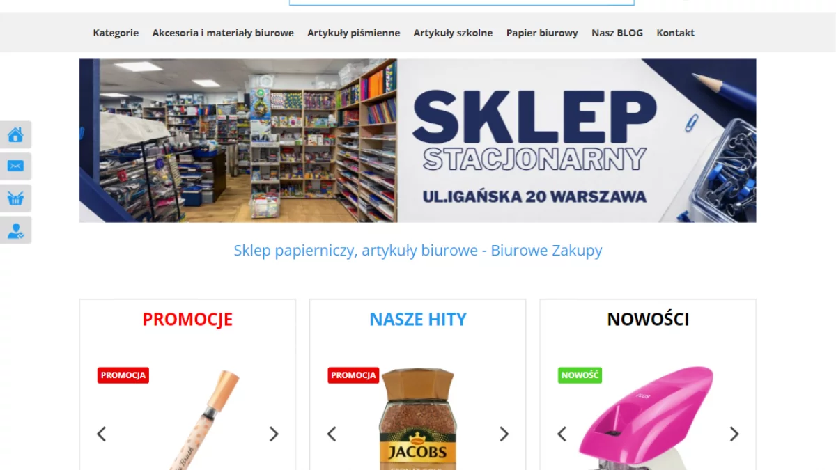 Sklep papierniczy online biurowe-zakupy.pl
