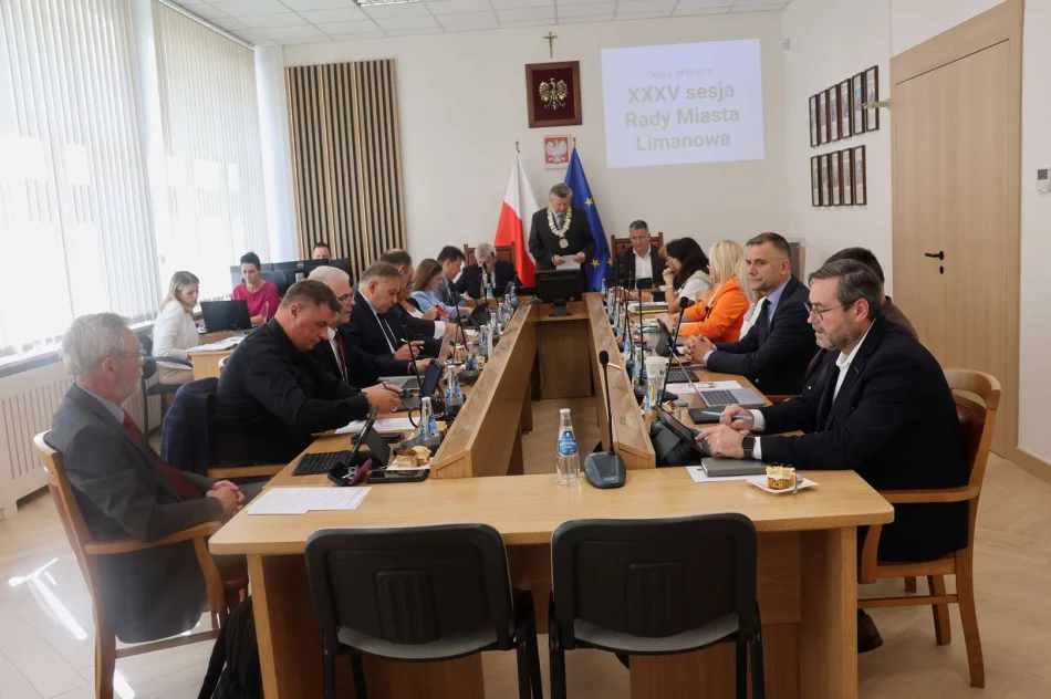 Odbyła się XXXV Sesja Rady Miasta Limanowa - zdjęcie 5