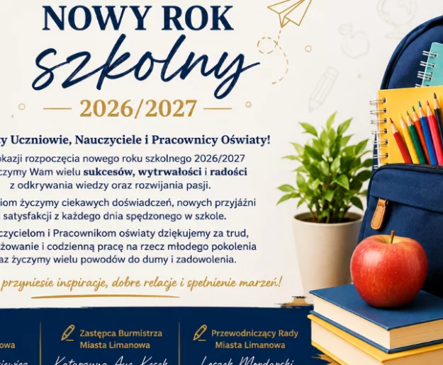Życzenia dla uczniów, nauczycieli i pracowników oświaty z okazji rozpoczęcia nowego roku szkolnego 2026/2027  - Zdjęcie główne