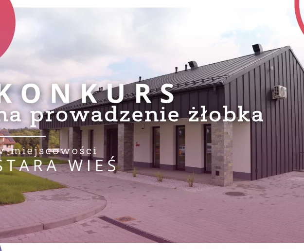 Konkurs na prowadzenie publicznego żłobka w miejscowości Stara Wieś - Zdjęcie główne