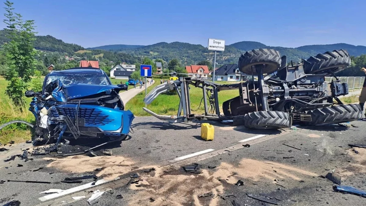 Wypadek śmiertelny na DK w Podłopieniu